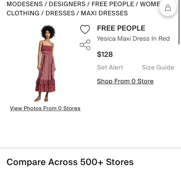 FREE PEOPLE YESSICA MAXI DRESS - Picture 2 of 10